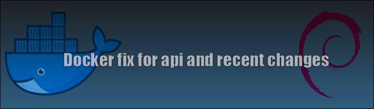 Docker fix for API and recent changes main photo